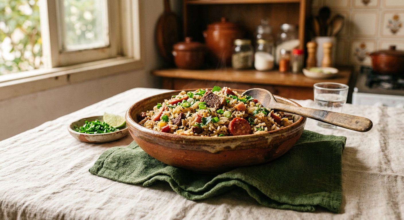 Arroz Carreteiro (Wagoner's Rice) — Brazilian home cooking