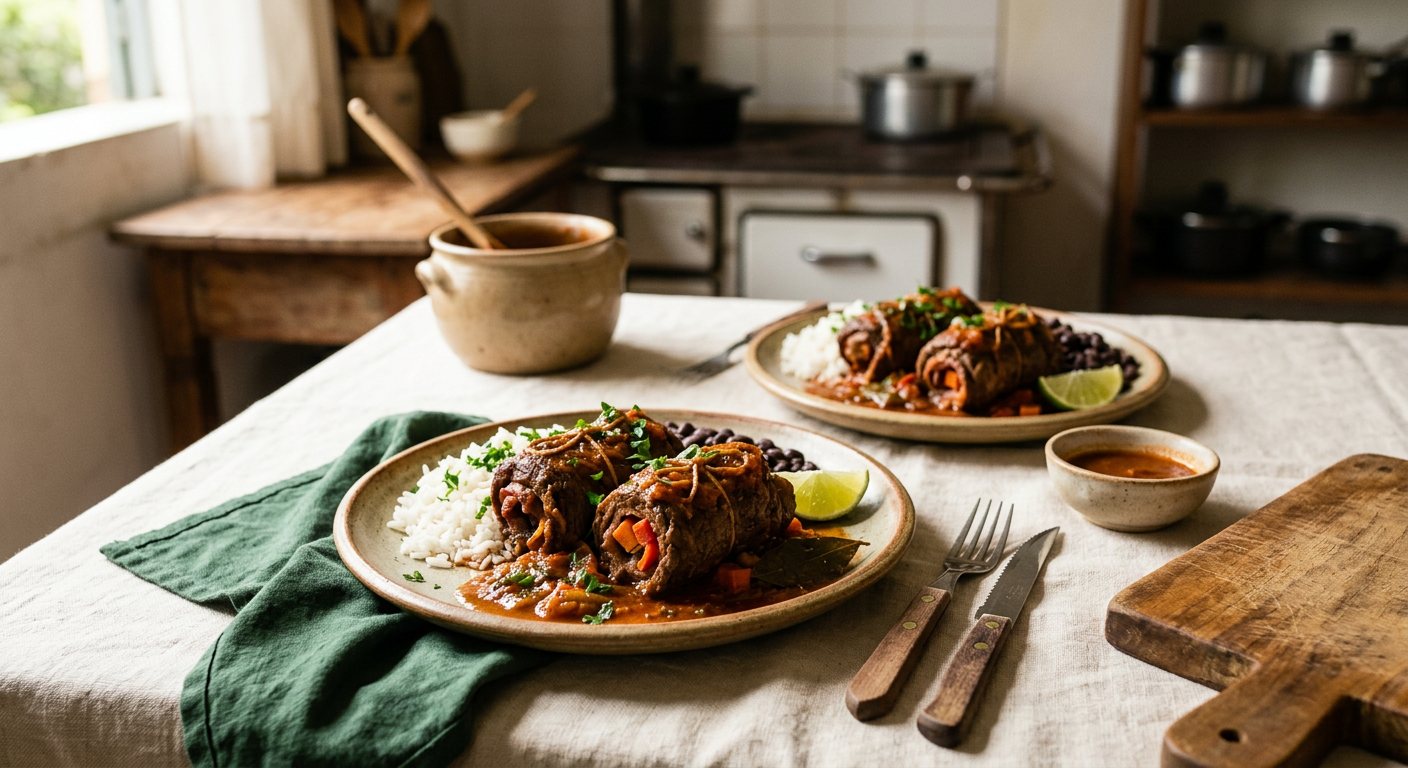 Bife a Rolê (Stuffed Beef Rolls) — Brazilian home cooking