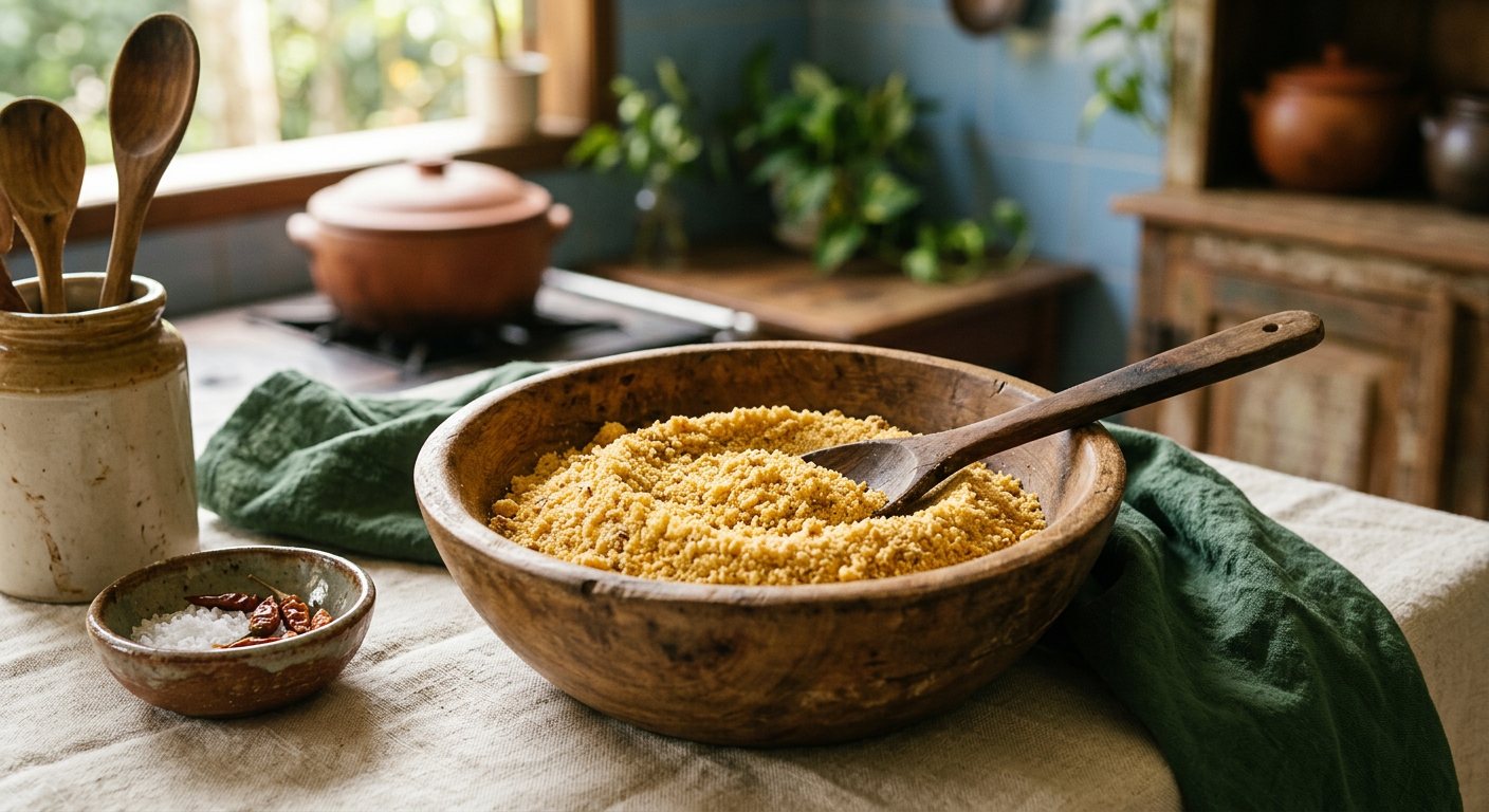 Farofa Simples (Toasted Cassava Flour) — Brazilian home cooking