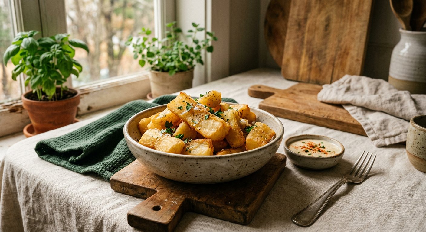 Mandioca Frita (Fried Cassava) — Brazilian home cooking
