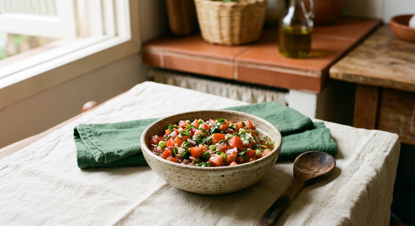 Vinagrete (Brazilian Salsa) — Fresh Tomato-Onion Relish for Feijoada and Churrasco